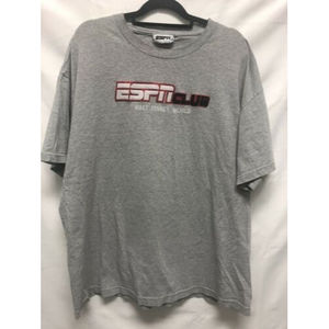 ESPN Sports ESPN CLUB Walt Disney World Embroidered SS Gray T Shirt Size XXL